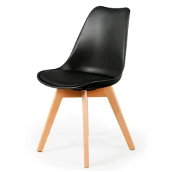 Fabrique de Styles Chaises>Chaise salle à manger scandinave - Samantha Noir
