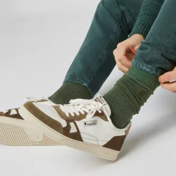 Fabrique de Styles Accessoires Mode>Chaussettes vegan x3 clair, foncé et rose chiné 43/46 Vert