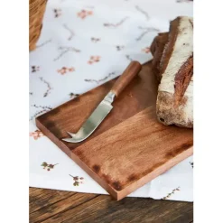 Fabrique de Styles Chemins De Table>Chemin de table en coton rose et vert 160x50cm - Louise Rose, Vert