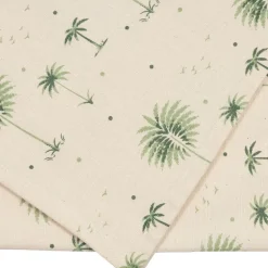 Fabrique de Styles Chemins De Table>Chemin de table en coton écru et 160x50cm - Paya Vert