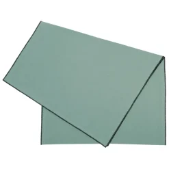 Fabrique de Styles Chemins De Table>Chemin table corino 160x50cm coton lavé 170g/m2 Vert d'eau