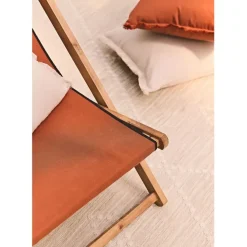 Fabrique de Styles Bains De Soleil, Chiliennes|Jardin>Chilienne en tissu 52x118cm - Bimini Cuivre