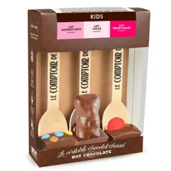 Fabrique de Styles Chocolats Et Confiseries>Coffret 3 hot chocolate kid's 3x30g Multicolore