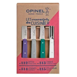 Fabrique de Styles Couteaux De Cuisine>Coffret 4 pièces " les essentiels " multicolor - Opinel Multicolore