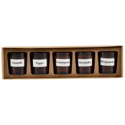 Fabrique de Styles Bougies Parfumées>Coffret de 5 bougies - Intemporels Ambre