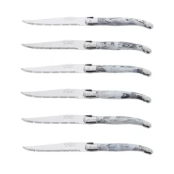 Fabrique de Styles Couverts>Coffret de 6 couteaux en acier inoxydable - Laguiole Multicolore
