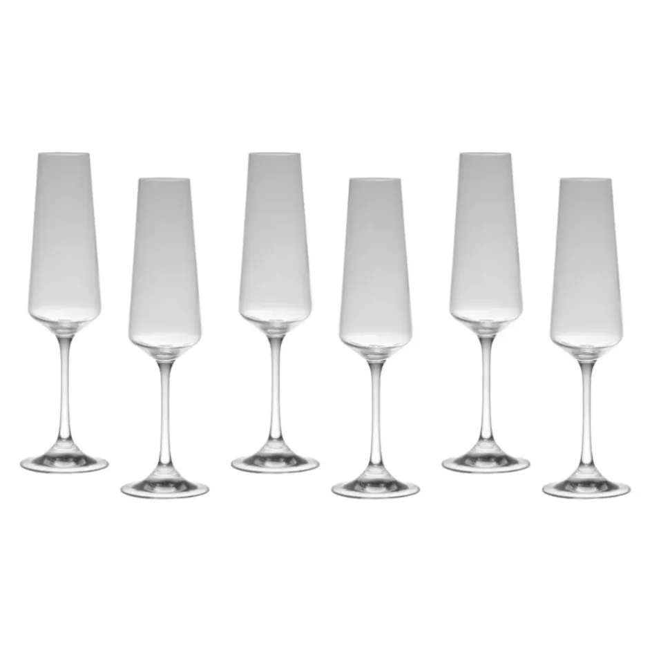 Fabrique de Styles Coupes Et Flutes>Coffret de 6 flutes spirit 19cl