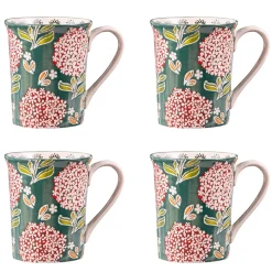 Fabrique de Styles Tasses Et Mugs>Coffret de 4 mugs en grès s 30cl - Cottage Multicolore