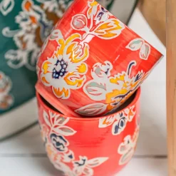 Fabrique de Styles Tasses Et Mugs>Coffret de 4 tasses en grès rouge 15cl - Ava