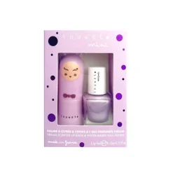 Fabrique de Styles Soins Du Corps>Coffret duo baume à lèvres parfum gui et vernis à l'eau violet Mauve