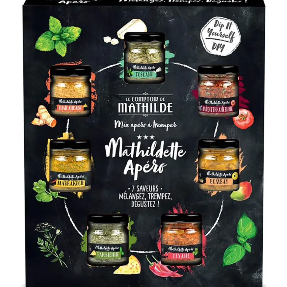 Fabrique de Styles Conserverie>Coffret mathildette apéro 7 saveurs Multicolore