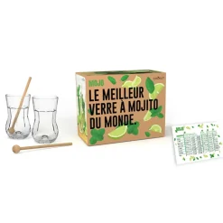 Fabrique de Styles Verres À Alcool>Coffret meilleur verre a mojito du monde