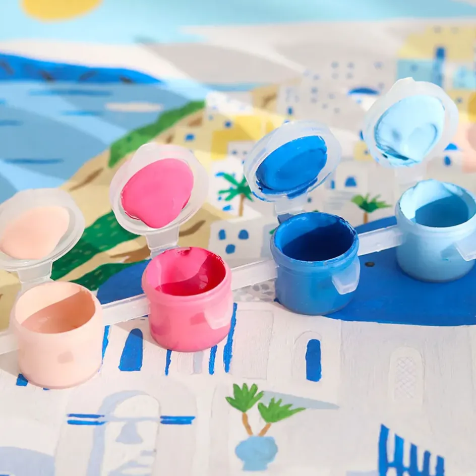 Fabrique de Styles Loisirs Créatifs>Coffret peinture au numéro Santorini Multicolore