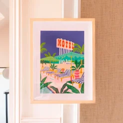 Fabrique de Styles Loisirs Créatifs>Coffret peinture au numéro - the motel pool Multicolore