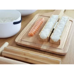 Fabrique de Styles Ustensibles De Cuisine>Coffret sushi avec baguettes et livre - Sooshi Naturel, Noir