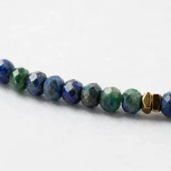 Fabrique de Styles Bijoux Fantaisie>Collier en acier inoxydable bleu et vert l40cm Bleu, Vert