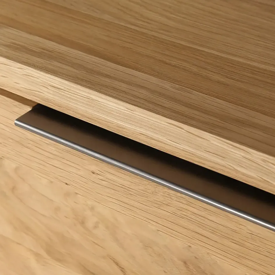 Fabrique de Styles Consoles>Console 1 tiroir en chêne massif - Manny Naturel