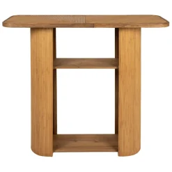 Fabrique de Styles Consoles>Console en bambou et sapin - Saori Naturel