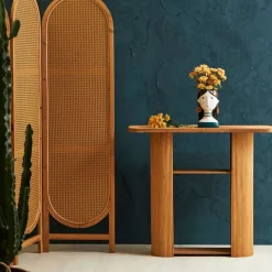 Fabrique de Styles Consoles>Console en bambou et sapin - Saori Naturel