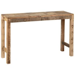 Fabrique de Styles Consoles>Console en bois en manguier et acacia recyclés 120x33cm - campagne Naturel