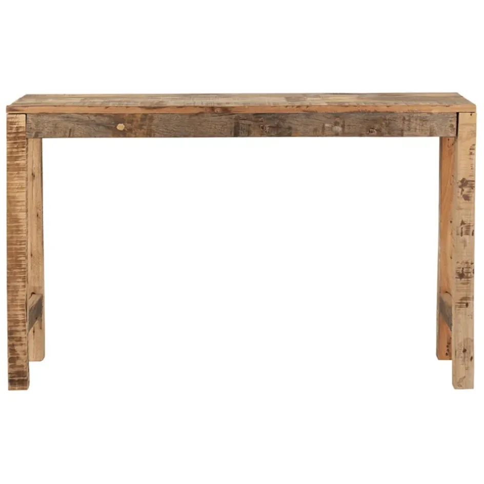 Fabrique de Styles Consoles>Console en bois en manguier et acacia recyclés 120x33cm - campagne Naturel