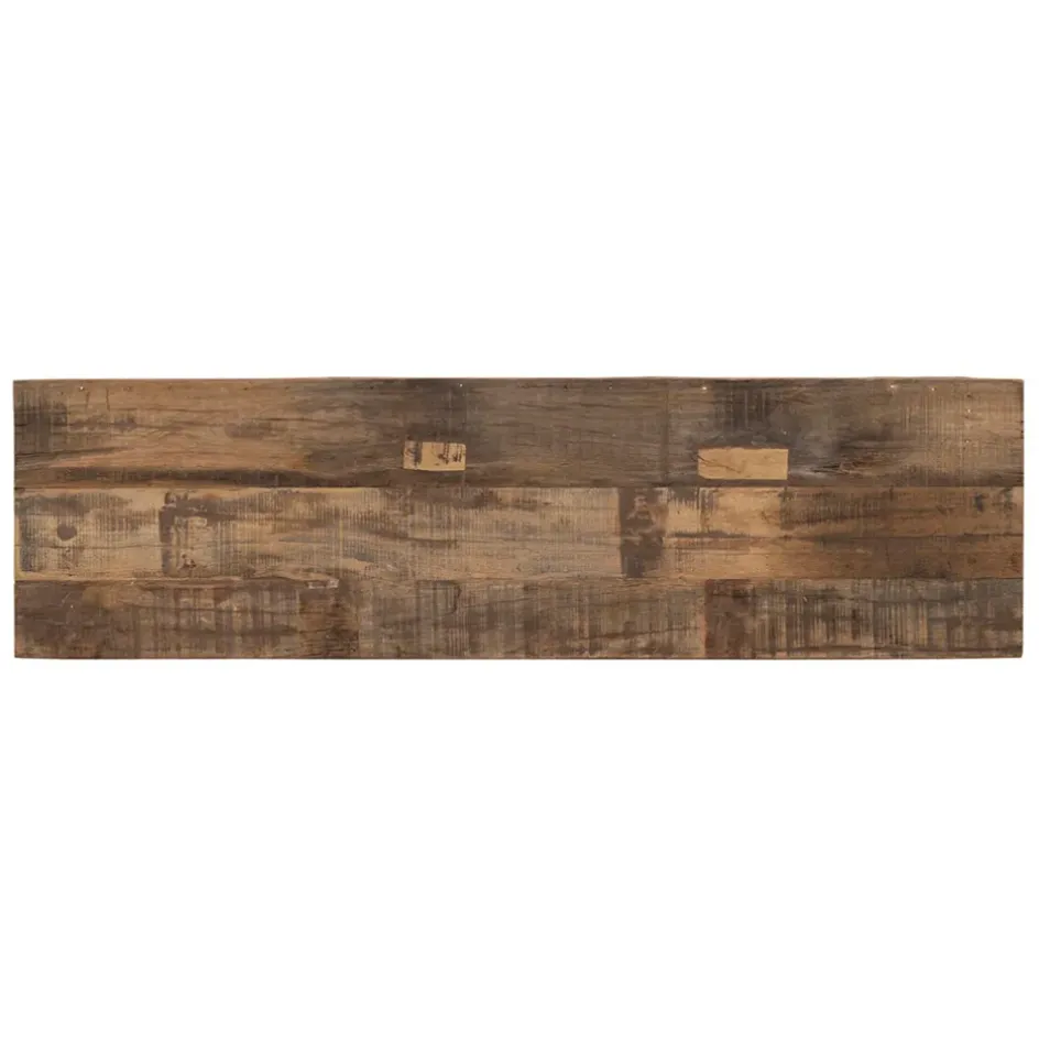 Fabrique de Styles Consoles>Console en bois en manguier et acacia recyclés 120x33cm - campagne Naturel