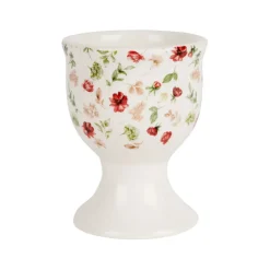 Fabrique de Styles Accessoires De Table>Coquetier en faïence fleur - Collection Multicolore