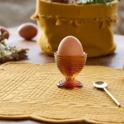 Fabrique de Styles Accessoires De Table>Coquetier en verre - Alphe Ambre