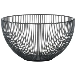 Fabrique de Styles Petits Rangements>Corbeille fruit métal d25cm Noir