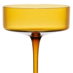 Fabrique de Styles Coupes Et Flutes>Coupe champagne en verre 33cl - Champart Ambre