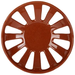 Fabrique de Styles Plats Et Saladiers>Coupe en grès moucheté d28cm - Organic Terracotta