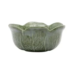 Fabrique de Styles Bols Et Coupelles>Coupelle chou d15xh6.5cm gres Vert