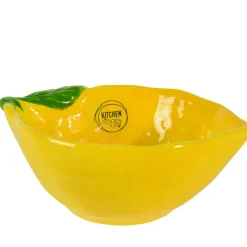 Fabrique de Styles Bols Et Coupelles>Coupelle citron en dolomite 16x12cm Jaune