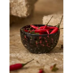 Fabrique de Styles Bols Et Coupelles>Coupelle en verre d11cm - Preline Noir