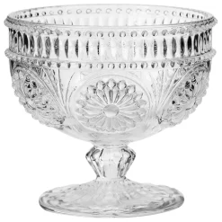 Fabrique de Styles Bols Et Coupelles>Coupelle sur pied chambord en verre Transparent