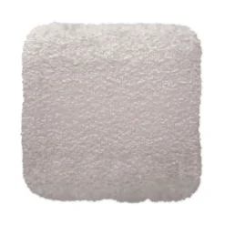 Fabrique de Styles Coussins Et Housses>Coussin de chaise carre bouclette 40x40cm Ecru