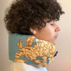 Fabrique de Styles Voyage Et Exploration>Coussin de voyage gonflable carte du monde Multicolore