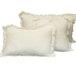 Fabrique de Styles Coussins Et Housses>Coussin en laine 45x45cm - Aspen Ivoire