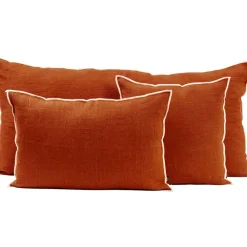 Fabrique de Styles Coussins Et Housses>Coussin en lin 45x45cm - Chennai Brick