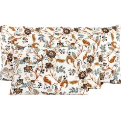 Fabrique de Styles Coussins Et Housses>Coussin en lin et coton 45x45cm - Mahe Tabac