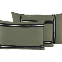 Fabrique de Styles Coussins Et Housses>Coussin en lin 40x60cm - Skagen Kaki