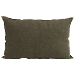 Fabrique de Styles Coussins Et Housses>Coussin en lin 40x60cm - Chennai Kaki