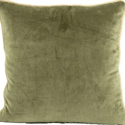Fabrique de Styles Coussins Et Housses>Coussin en velour 45x45cm - Delhi Kaki