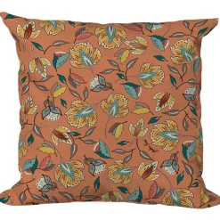 Fabrique de Styles Textiles Outdoor|Jardin>Coussin extérieur en coton 40x40cm - Kerala Terracotta
