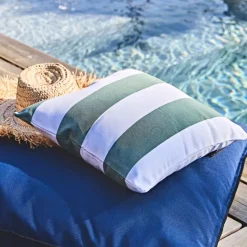 Fabrique de Styles Textiles Outdoor|Jardin>Coussin extérieur en polyester outdoor 45x45cm - Riviera Jade