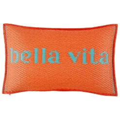 Fabrique de Styles Coussins Et Housses>Coussin extérieur "Bella Vita" 50x30cm - Palma Corail