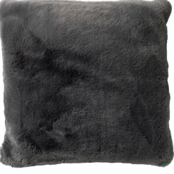 Fabrique de Styles Coussins Et Housses>Coussin zaya charcoal gray gris fonce 45x45cm Gris Foncé