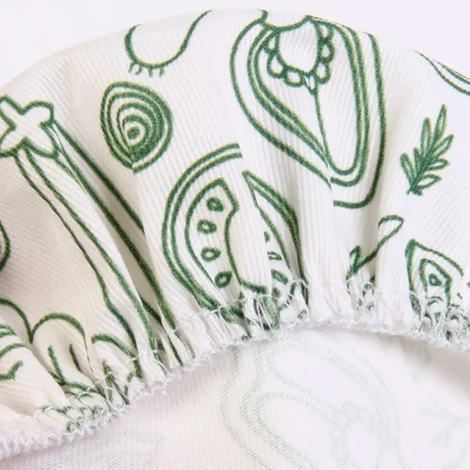 Fabrique de Styles Accessoires Réutilisables>Couvercle en tissu reutilisable x3 Vert