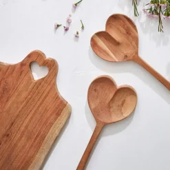 Fabrique de Styles Ustensibles De Cuisine>Couverts à salade cœur - dalbert Naturel