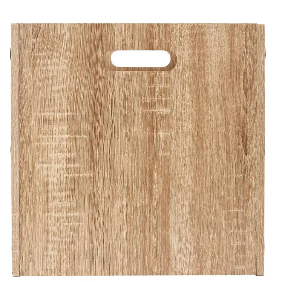 Fabrique de Styles Petits Rangements>Cube de rangement en bois 30x30xh30cm Marron